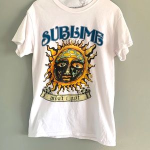 White sublime tee